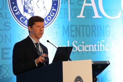 Mike Felker at podium