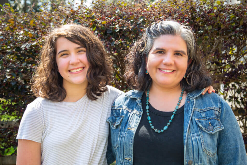 Olivia and her mom, Sonya