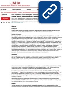 Screenshot of a publication with a link icon