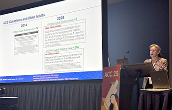 Karen Alexander speaks at a podium during ACC25.