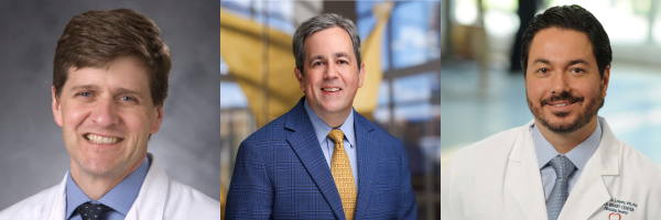 Vance Fowler (L), Adrian Hernandez (C), Rentao Lopes (R)