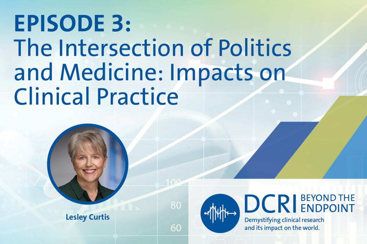 Episode 3: The Intersection of Politics and Medicine: Impacts on Clinical Practice with Dr. Lesley Curtis