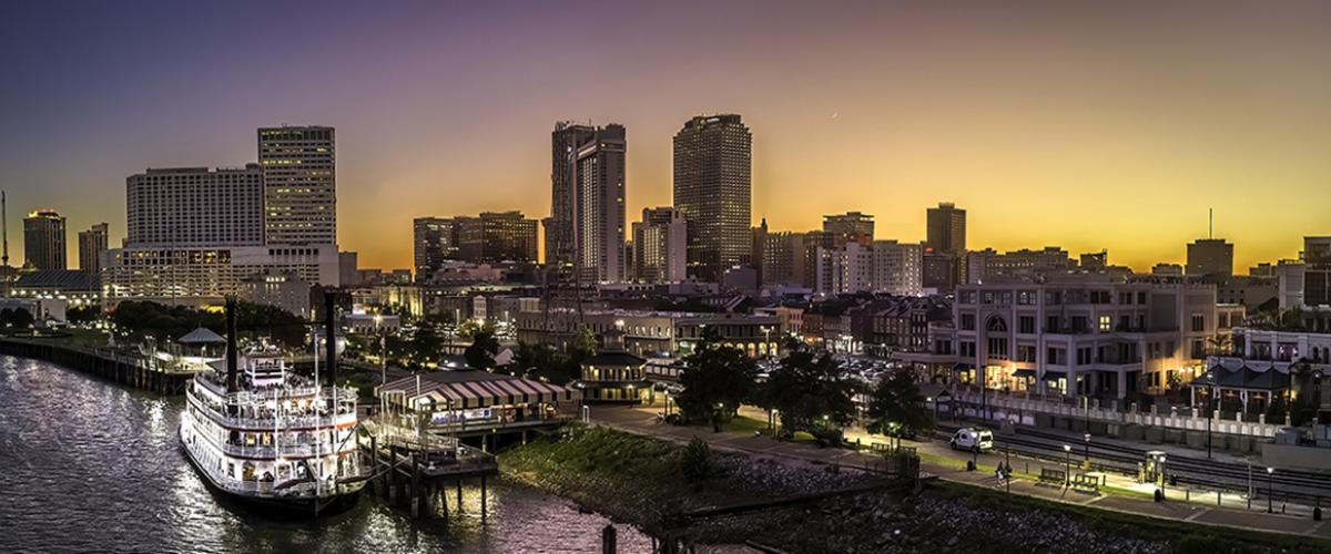 Skyline view of New Orleans, LA