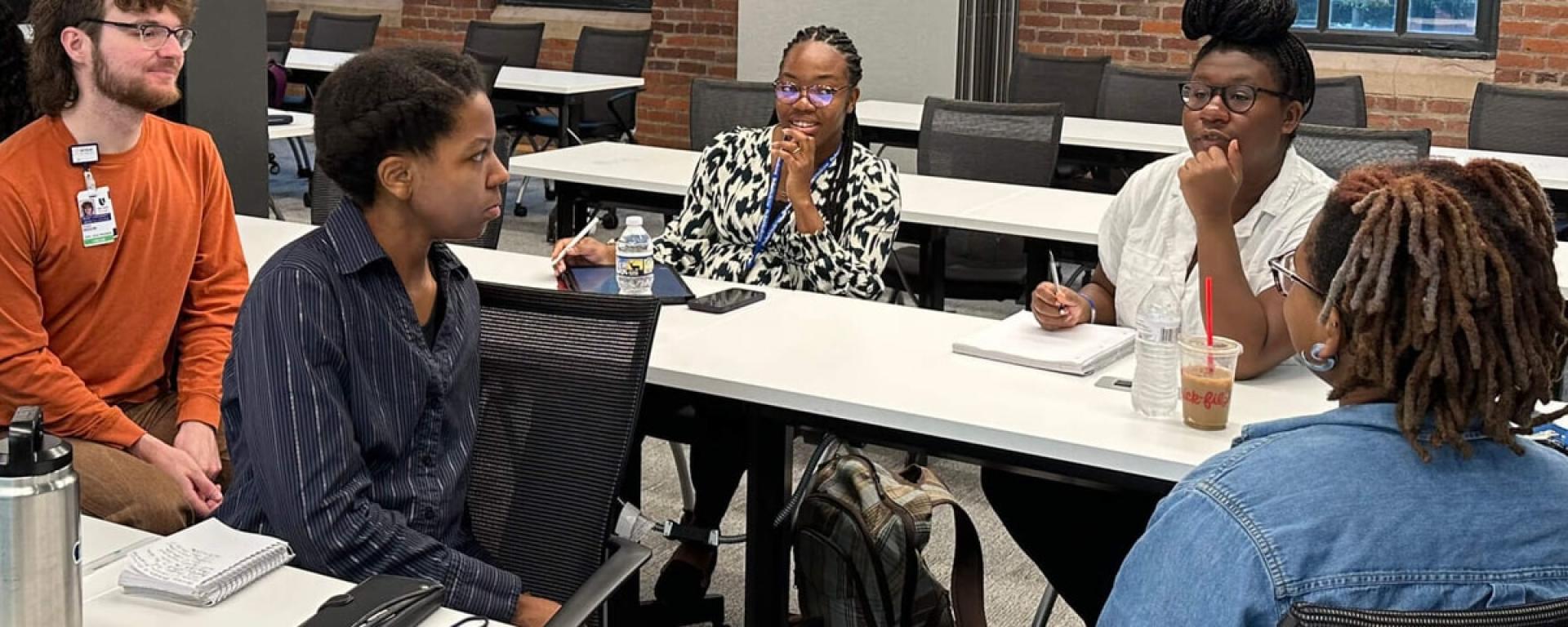 students in a classroom