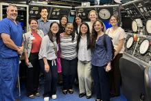 Students of the STAR Program tour one of the many operations centers at Duke University.